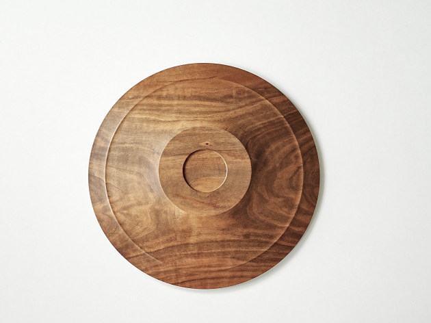 神野達也 リム大皿（山桜・オイル）