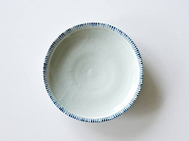 廣政毅 渕麦わら8寸皿