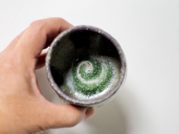 湯呑み　一光作 大原光一 湯呑み（緑）