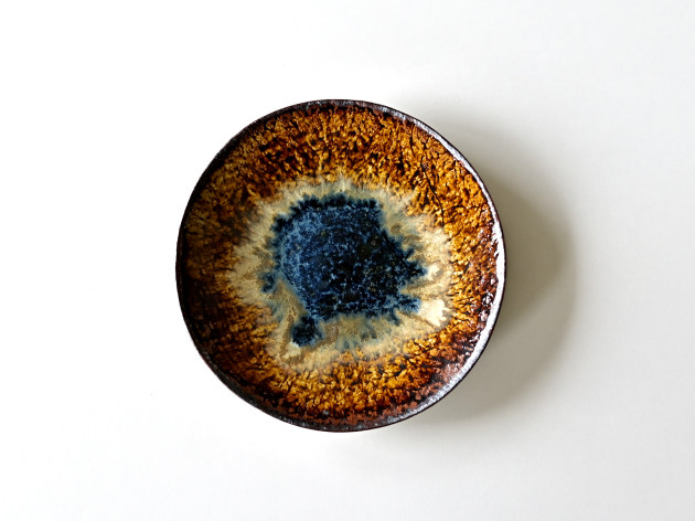 大沼道行 二彩丸皿