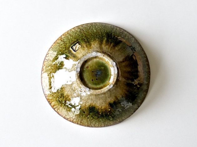 大沼道行 織部鉢（M）