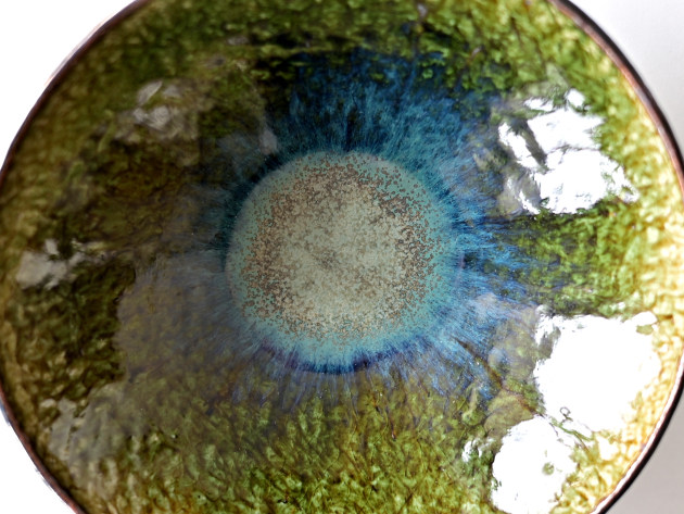 大沼道行 織部鉢（M）