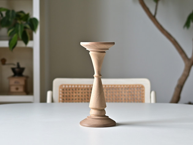 燭台 神野達也 燭台M（ウォルナット無塗装）