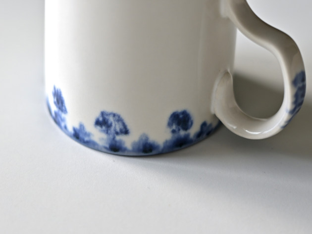 ヨシノヒトシ 青彩コーヒーカップ（A）