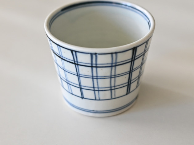 蕎麦猪口① 格子文 5個+おまけ1個 蕎麦猪口① 格子文 5個+おまけ1個 蕎麦猪口① 格子文 5個+おまけ1個