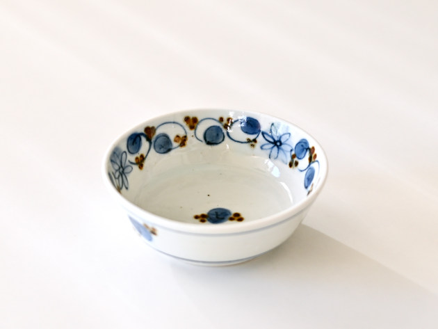 山口利枝 花唐草小鉢