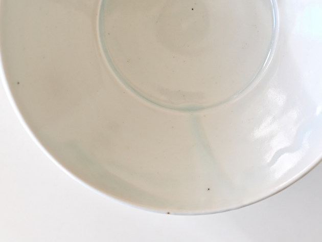 山口利枝 白磁5寸平鉢