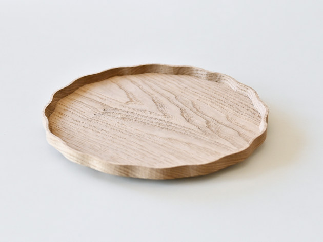 加藤良行 波丸盆（8寸・クリ）