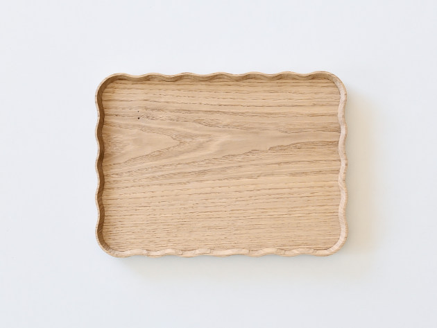 加藤良行 波長角盆（小・クリ）