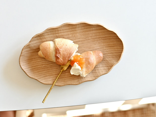 加藤良行 波オーバル皿（小・クリ）