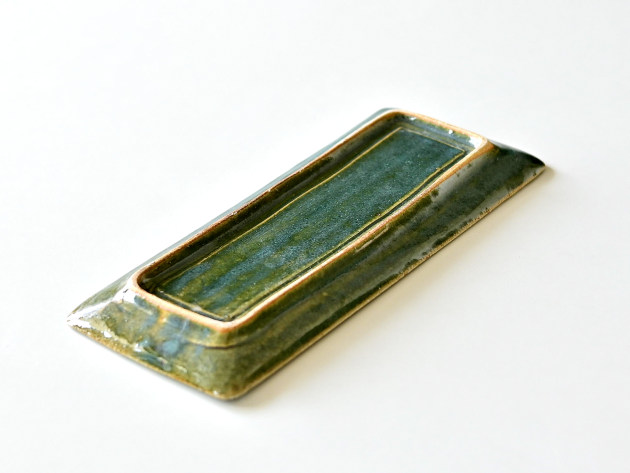 緑釉大皿　新品未使用 1010>緑釉花鳥彫輪花5寸皿 有田焼 | 陶香堂オンラインストア