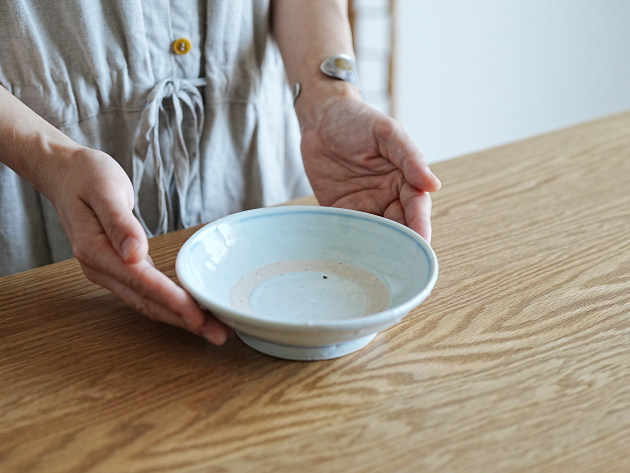 亀田大介 染付5寸浅鉢