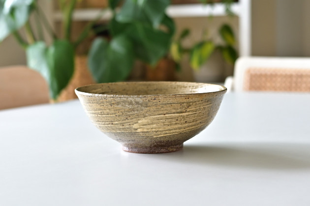 余宮隆 師:中里隆 刷毛目 大鉢 希少品 かいらぎ 梅花皮 中川自然坊 作家さん 余宮隆 師:中里隆 刷毛目 大鉢 希少品 かいらぎ 梅花